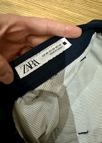 Lacivert Düğmeli Erkek Pantolon - Görsel 5