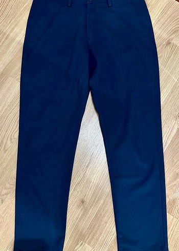 Lacivert Düğmeli Erkek Pantolon - Görsel 3