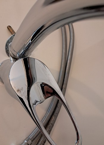 Gri Beyaz mutfak banyo wc Musluğu - Görsel 4