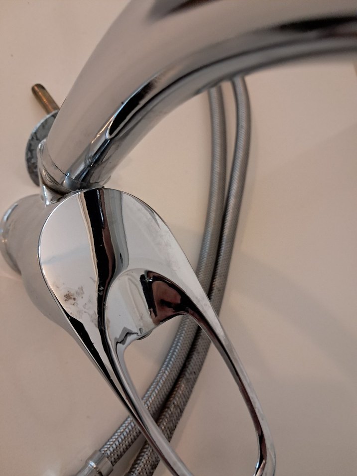 Gri Beyaz mutfak banyo wc Musluğu - Görsel 4