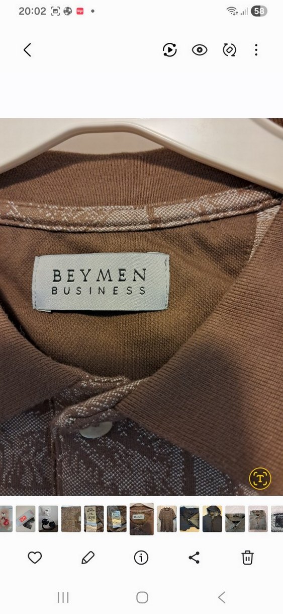 BEYMEN den Kahverengi Erkek Polo Tişört - Görsel 2