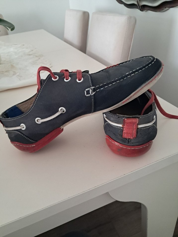 41 numara Erkek Koyu Mavi Günlük Ayakkabı - Görsel 3