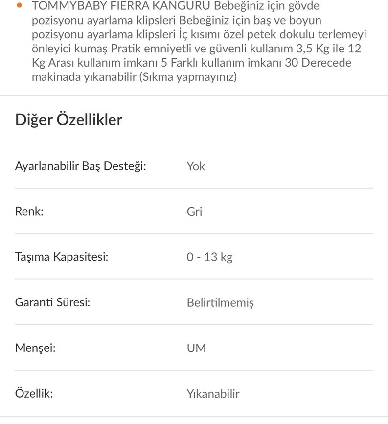 Gri Bebek Taşıyıcı - Görsel 3