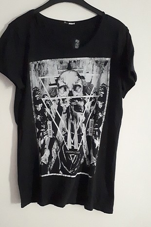 #H&M #Siyah T-shirt #Gotik #Rock #Punk