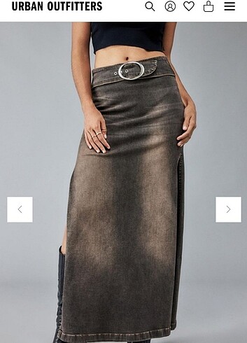 BDG Urban Outfitters Likralı Jean Etek
