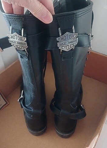 Harley Davidson Harley Davidson 7 Numara Deri Motorcu Çizme