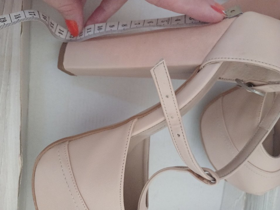 Pelin'in Ayakkabıları Bej Platform Topuklu Ayakkabı - Görsel 5