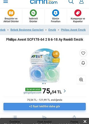 Philips AVENT 6-18 Ay Emzik