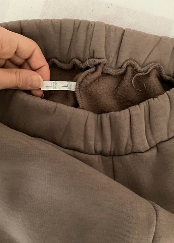 Kadın Bej Rahat Kesim Eşofman Altı - Görsel 3