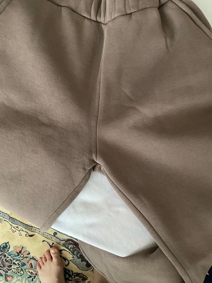 Kadın Bej Rahat Kesim Eşofman Altı - Görsel 2