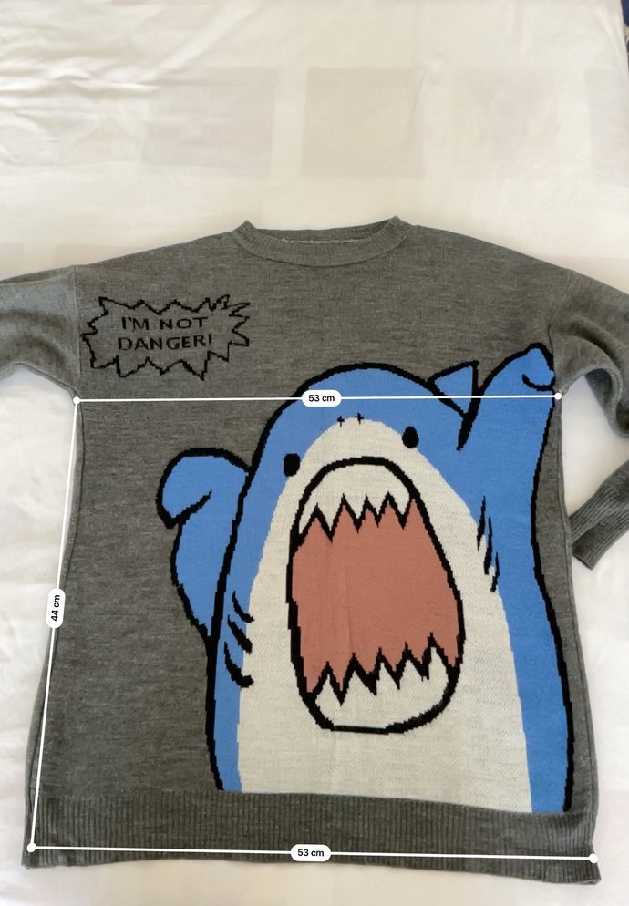 Gri Uzun Kollu Örme Kadın Kazak - Görsel 4