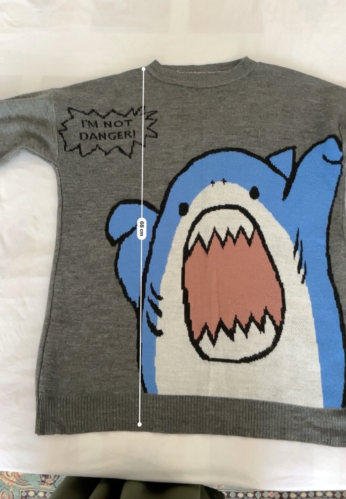 Gri Uzun Kollu Örme Kadın Kazak - Görsel 5