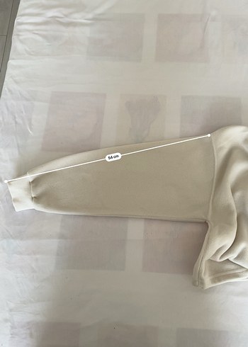 Beyaz Baskılı Kadın Sweatshirt - Görsel 6