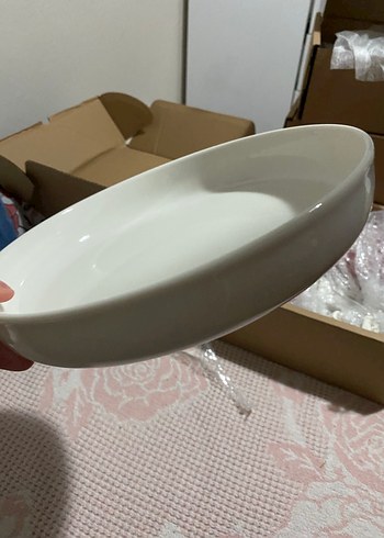 Beyaz Yuvarlak Yemek Kabı - Görsel 3