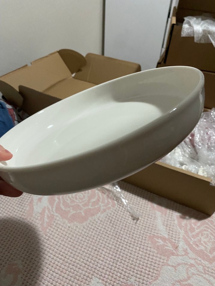 Beyaz Yuvarlak Yemek Kabı - Görsel 3