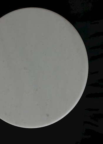 Beyaz Seramik Yuvarlak Tabak - Görsel 4