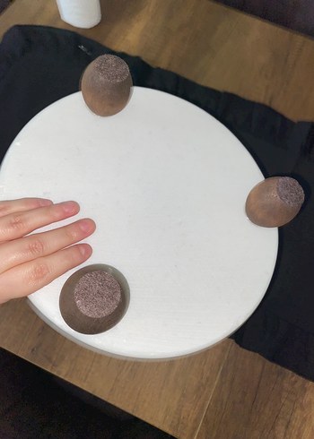 Beyaz Seramik Yuvarlak Tabak - Görsel 2