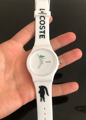 Beyaz lacoste Kol Saati 
