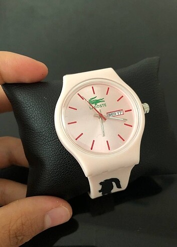 Lacoste Pembe Slikon Kol Saati 