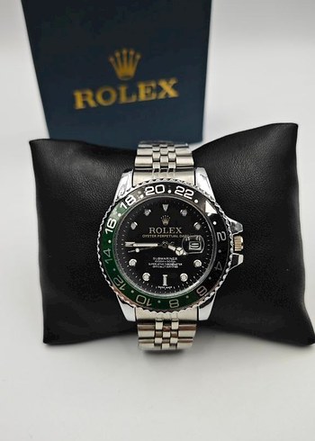 Rolex Erkek Kol Saati Yeşil Detaylı