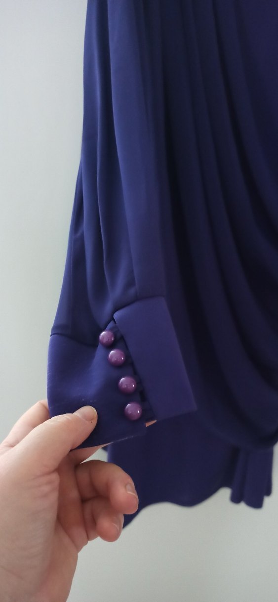 foto da yansımadı mor abiye Elbise - Görsel 2