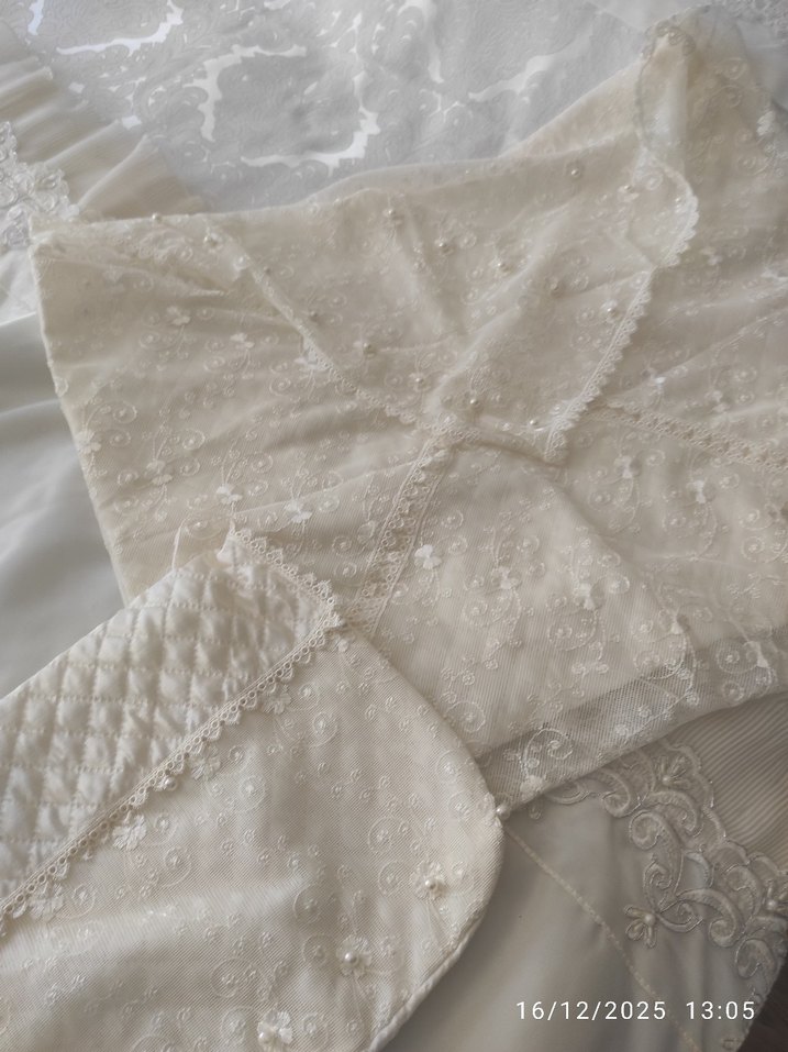 Nakışlı krem seccade - Görsel 2