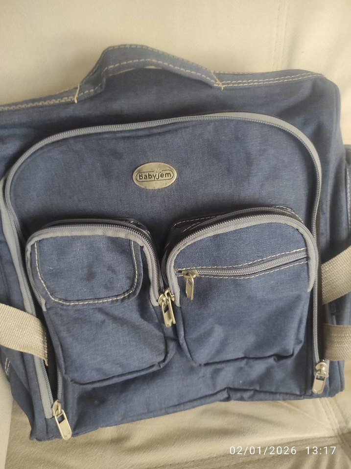 Gri Babyjem Bebek Çantası - Görsel 4