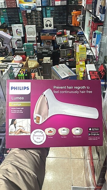 Philips lumea lazer epilasyon aleti