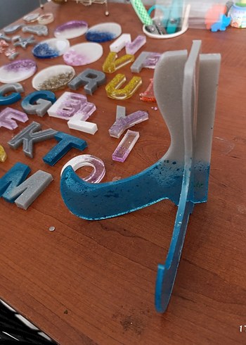 Parlak Mavi Telefon Tutucu - Görsel 4