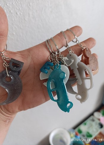 epoksi anahtarlik - Görsel 2