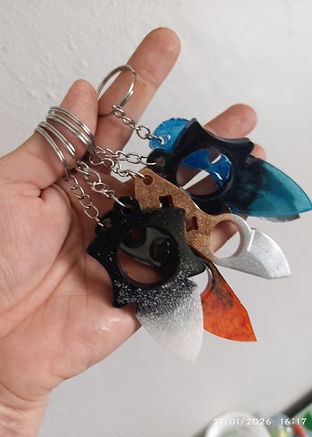 epoksi anahtarlik - Görsel 4