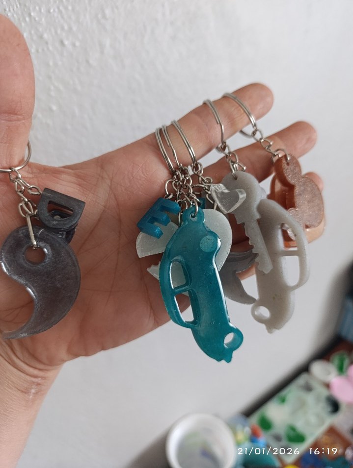 epoksi anahtarlik - Görsel 2