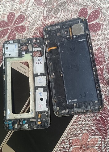 Samsung j7 prime kasa full dolu bir anakart ile ekran yok