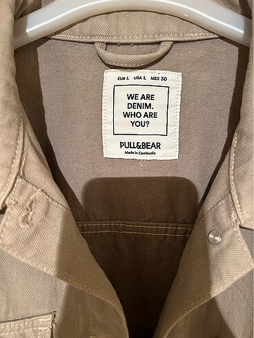 Pull and Bear Yeşil Kot Ceket