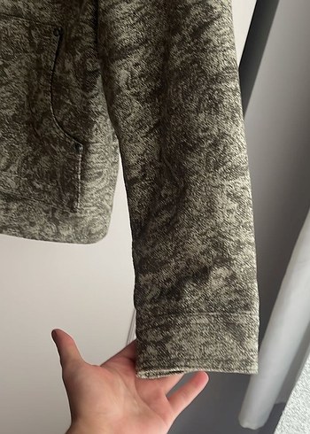 Haki yeşili desenli zara ceket - Görsel 4