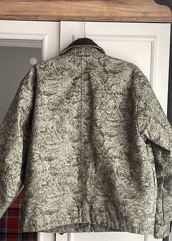 Haki yeşili desenli zara ceket - Görsel 3