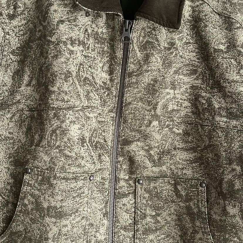 Haki yeşili desenli zara ceket - Görsel 2