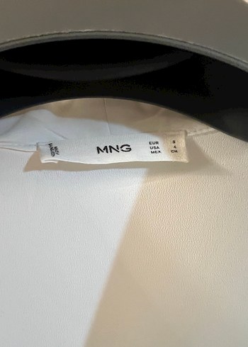 Mango Beyaz Drapeli Kadın Bluz