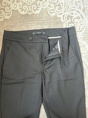 Mango MANGO SMART CASUAL siyah kumaş pantolon