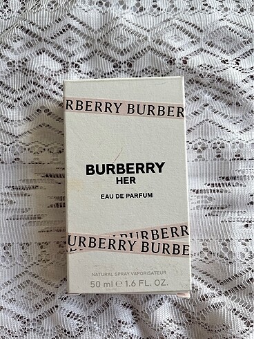 Burberry Her 50 ml parfüm orijinal