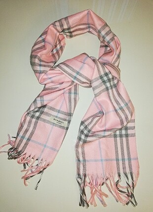 Burberry Pembe Şal 