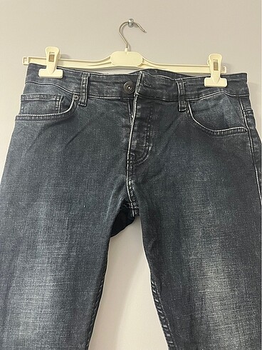s/m Beden Fermuarlı jeans pantolon