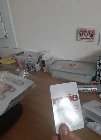 diğer Beden Rose photocard orjinal
