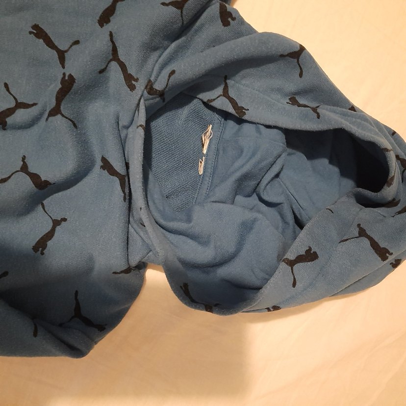 puma mavi Kapüşonlu Sweatshirt 10 11 yaş - Görsel 3