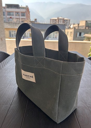 Gri Kadın Günlük Çanta - Marché
