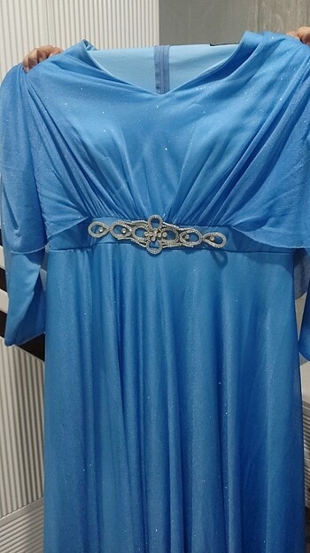 Bebek mavisi abiye  - Görsel 2