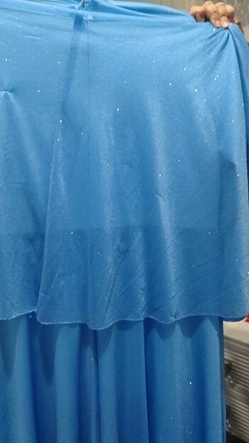 Bebek mavisi abiye  - Görsel 7