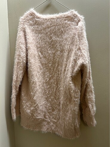 H&M pembe tüylü hirka