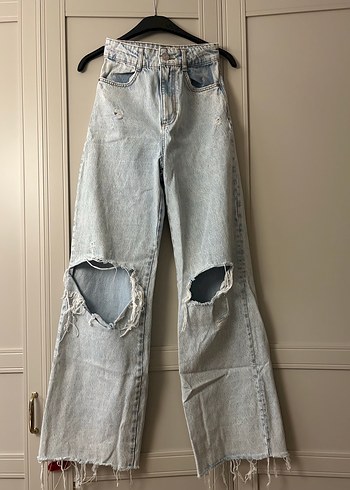 Bol Kesim Midi Jean Pantolon