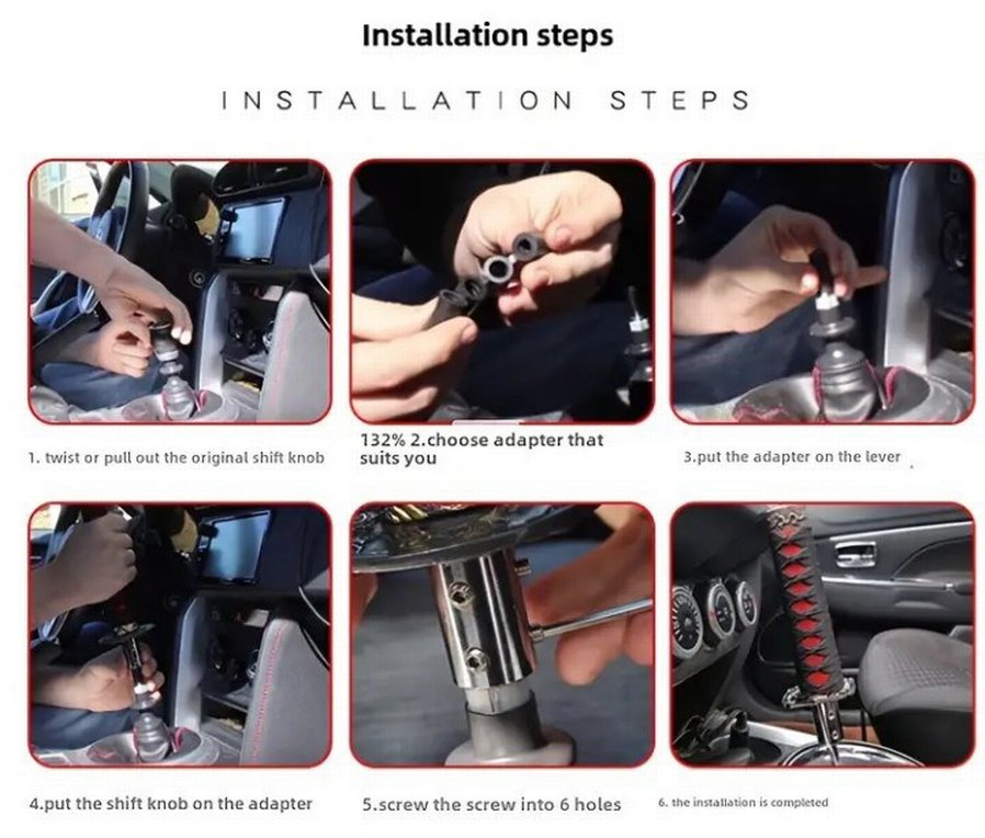 Altın Renkli Metal Araba Vites Kolu - Katana Vites Kolu - Görsel 5